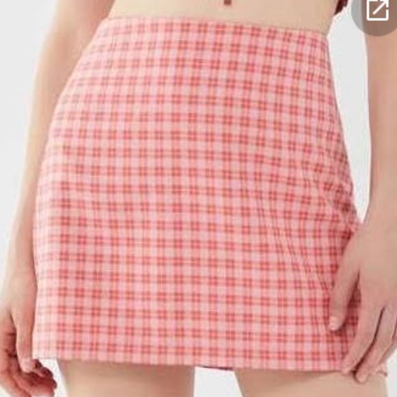 UO Gretchen Checkered Mini Skirt - Picture 4 of 4